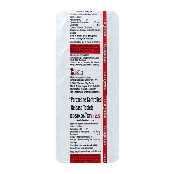 OBSIKON CR 12.5 Tablet 10's