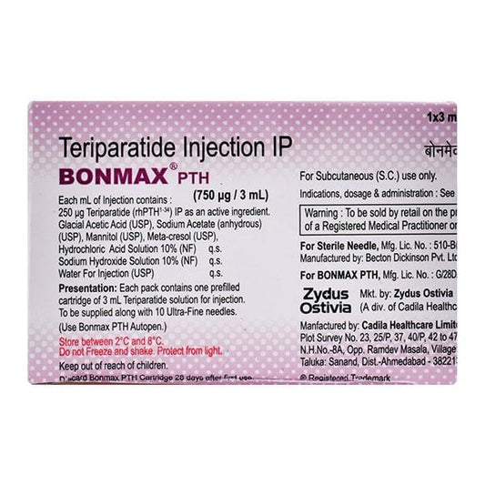 Bonmax Pth 750mcg Injection 3ml
