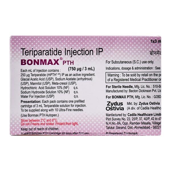 Bonmax Pth 750mcg Injection 3ml