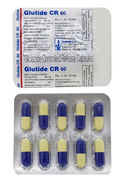 Glutide CR 60mg Capsule 10'S