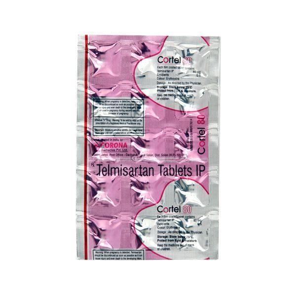 Cortel 80mg Tablet 15'S