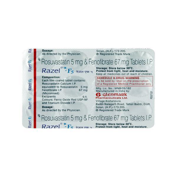 Razel F 5mg Tablet 15'S