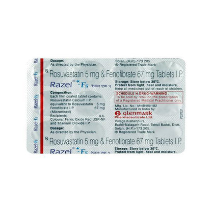 Razel F 5mg Tablet 15'S