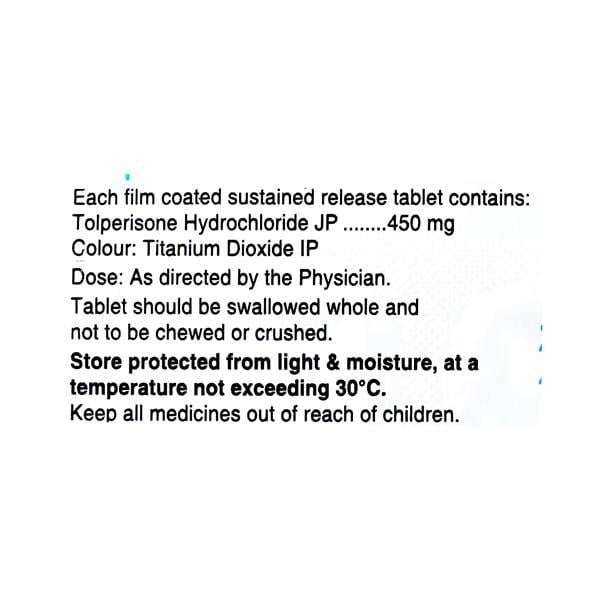 Tolperitas SR 450mg Tablet 10'S