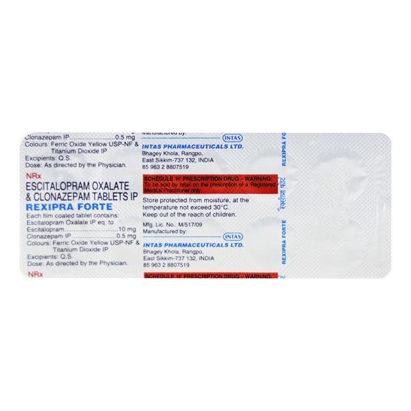 Rexipra Forte Tablet 10'S