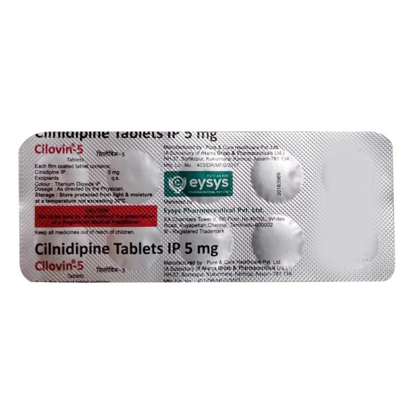 CILOVIN 5mg Tablet 10's