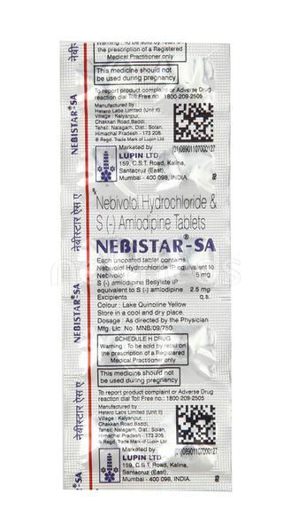 Nebistar SA Tablet 10'S