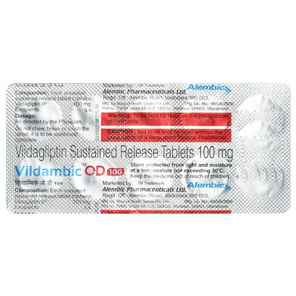 VILDAMBIC OD 100 Tablet 10's