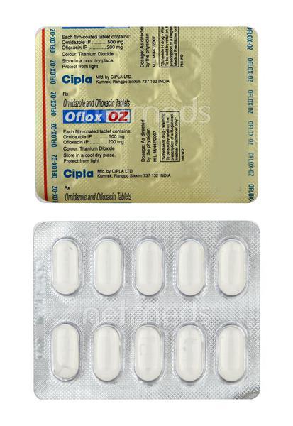 Oflox OZ Tablet 10'S
