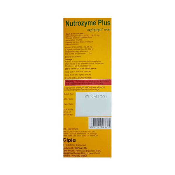 NUTROZYME PLUS MANGO FLAVOUR Syrup 200ml