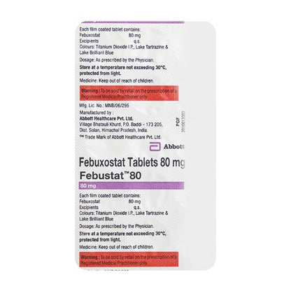 Febustat 80Mg Tablet 15's