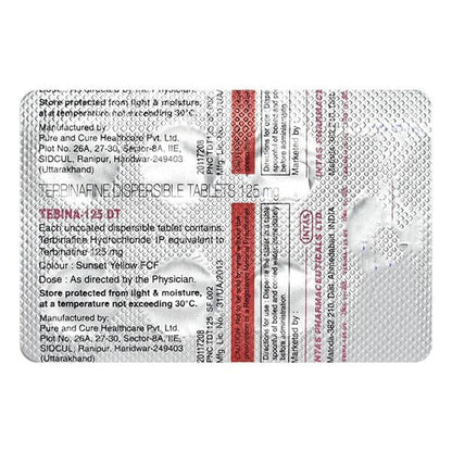 Tebina DT 125mg Tablet 7'S