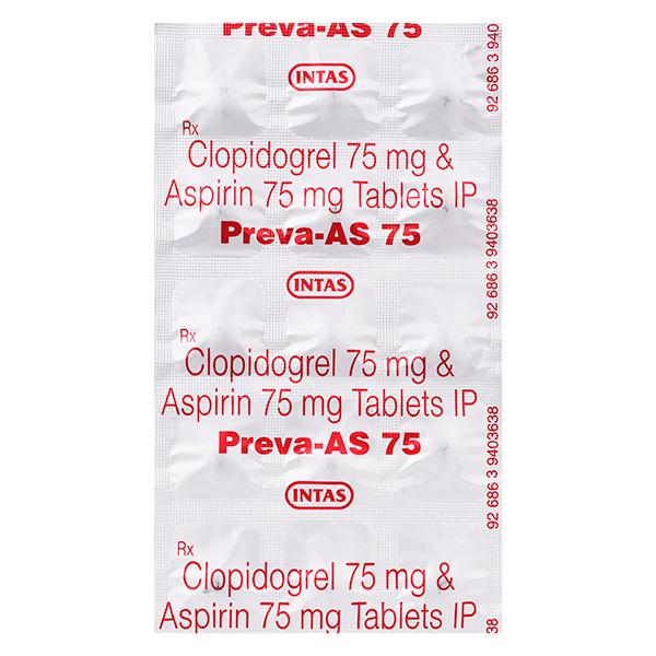 Preva AS 75mg Tablet 15'S