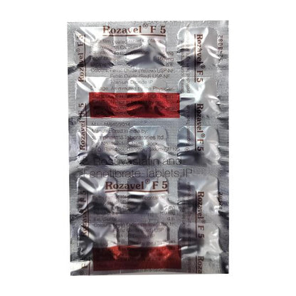 ROZAVEL F 5 Tablet 15's