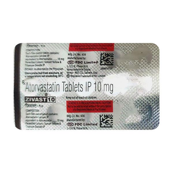 ZIVAST 10 Tablet 15's