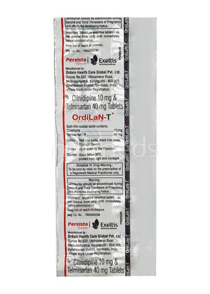 Ordilan T Tablet 10'S