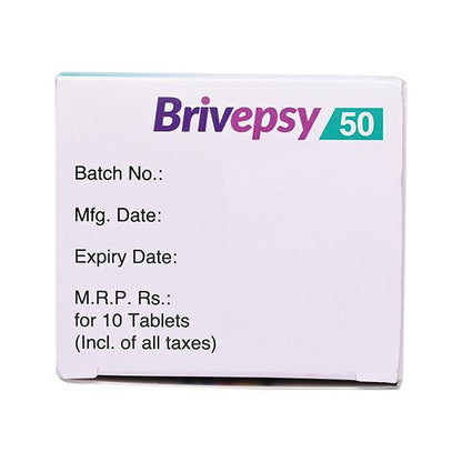 BRIVEPSY 50 Tablet 10's