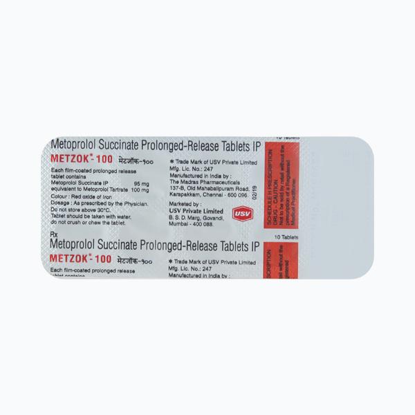Metzok 100mg Tablet 10'S