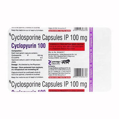 CYCLOPYURIN 100 Capsule 10's