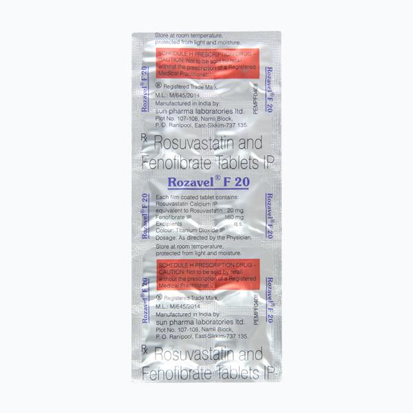 Rozavel F 20mg Tablet 10'S