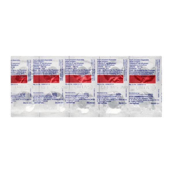 Ceftas 200mg Tablet 10'S