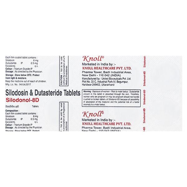 SILODONOL 8D Tablet 10's