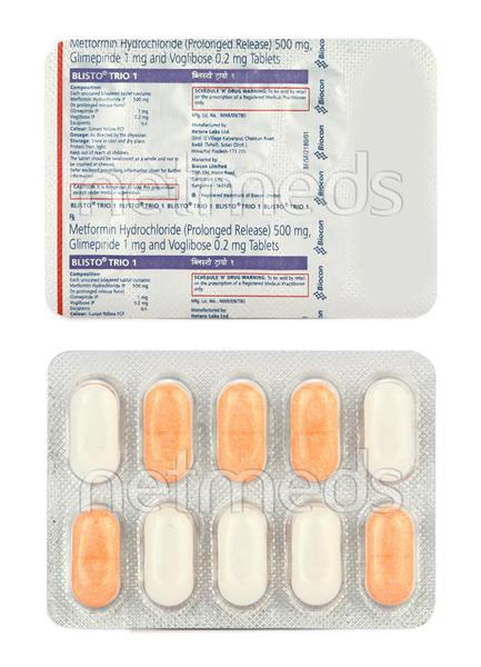 Blisto Trio 1mg Tablet 10'S
