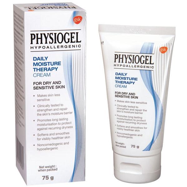 PHYSIOGEL HYPOALLERGENIC DAILY MOISTURE THERAPY DRY & SENSITIVE SKIN Cream 75gm