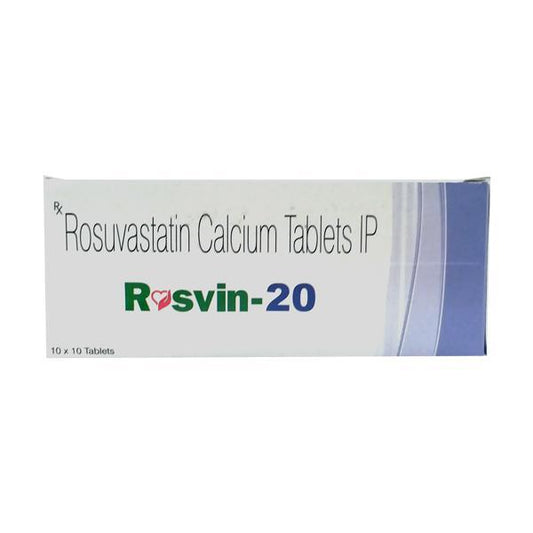 Rosvin 20mg Tablet 10'S