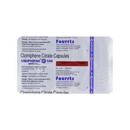 UBIPHENE C 100 Capsule 10's - Global Surgicals