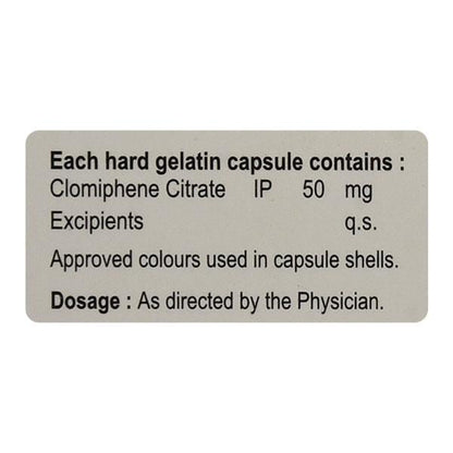 UBIPHENE C 50 Capsule 10's - Global Surgicals