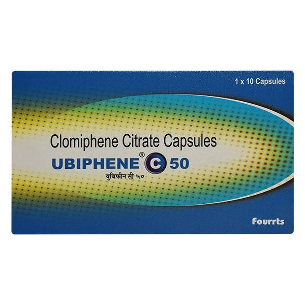 UBIPHENE C 50 Capsule 10's - Global Surgicals