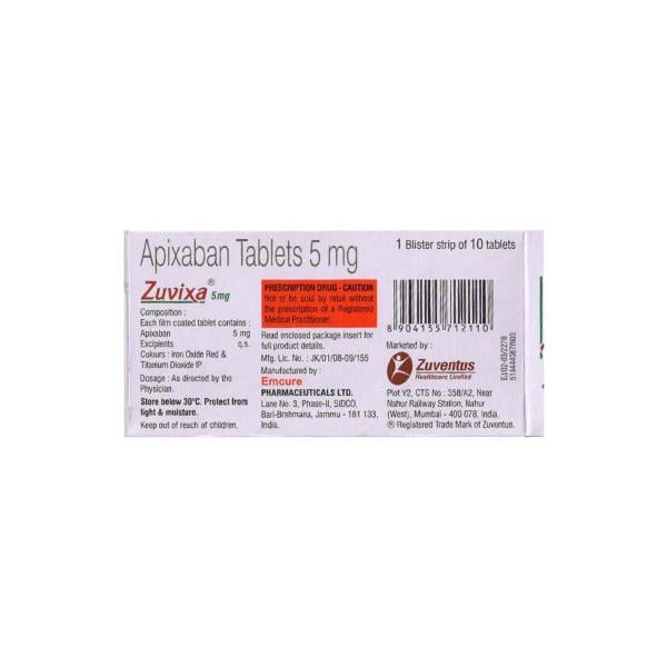 ZUVIXA 5 Tablet 10's