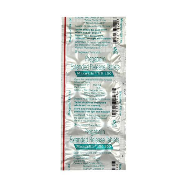 Maxgalin ER 150mg Tablet 10'S