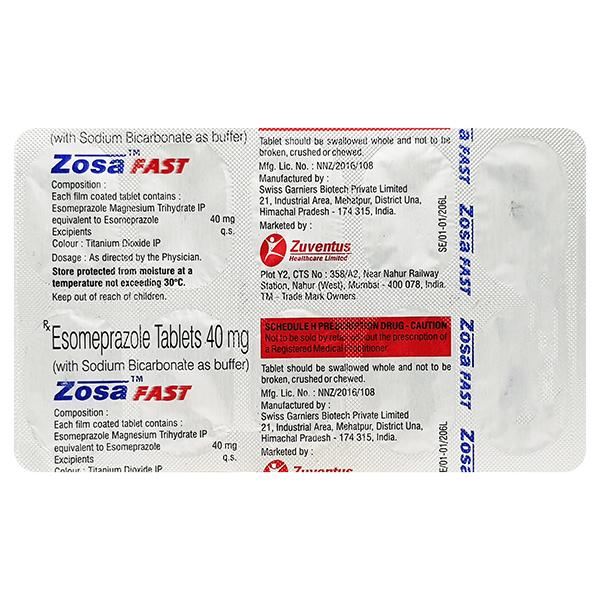 ZOSA FAST Tablet 10's