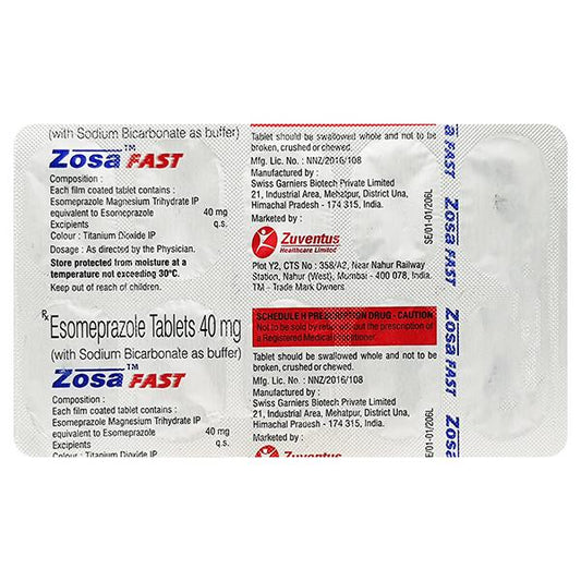 ZOSA FAST Tablet 10's