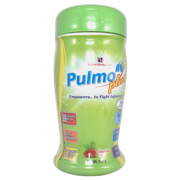 PULMO PLUS STRAWBERRY FLAVOUR Powder 200gm