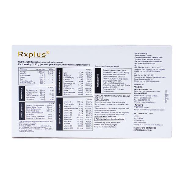 RX Plus Capsule 15'S