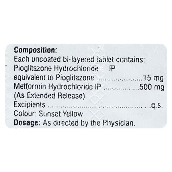 PIOZAR MF Tablet 10's