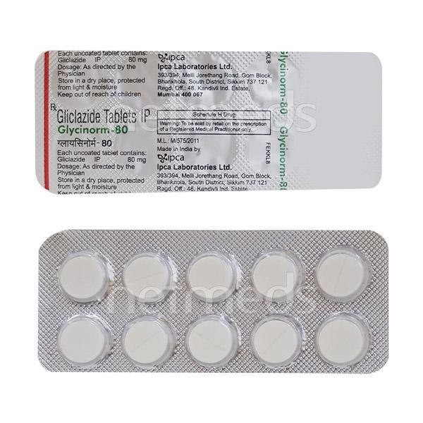 Glycinorm 80mg Tablet 10'S