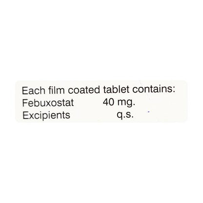 Buxstat 40mg Tablet 10'S