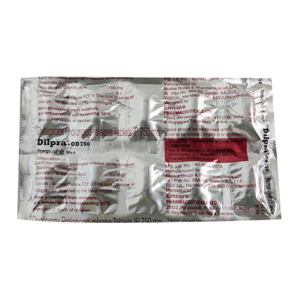 Dilpra OD 750mg Tablet 10'S