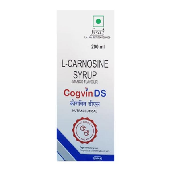 COGVIN DS NO ADDED SUGAR MANGO FLAVOUR Syrup 200ml