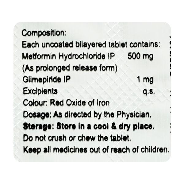 Zyromet G 1Mg Tablet 10's