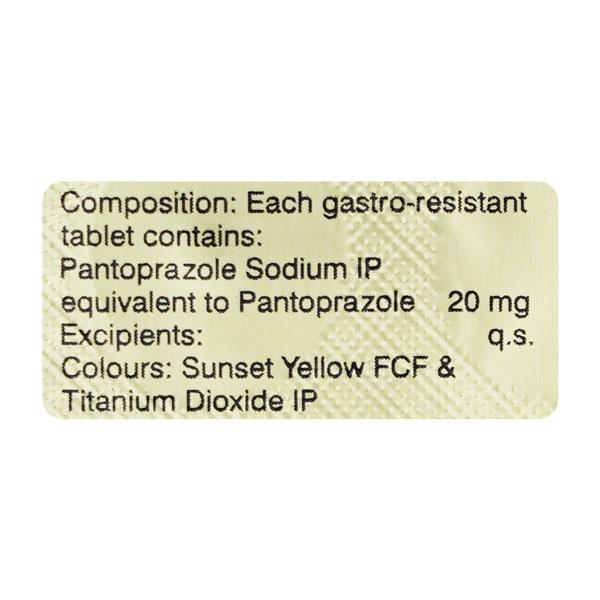 Pantop 20mg Tablet 10'S