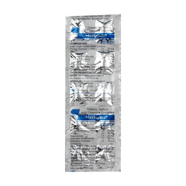 Merizyme Tablet 10'S