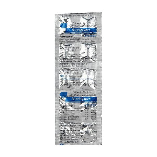 Merizyme Tablet 10'S
