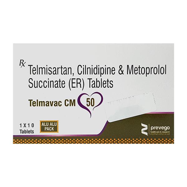 TELMAVAC CM 50 Tablet 10's