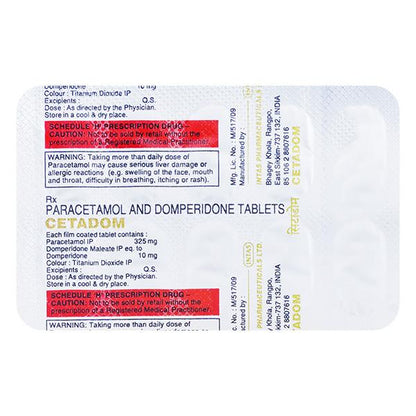 Cetadom Tablet 10'S