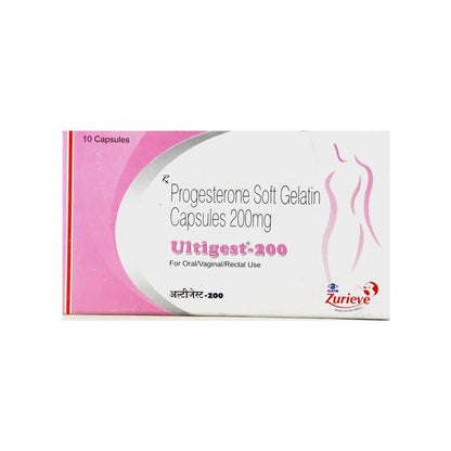 Ultigest 200mg Capsule 10'S - Global Surgicals
